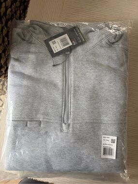 511 Tactical Gray Quarter Zip Men's Sweater - Heather Gray